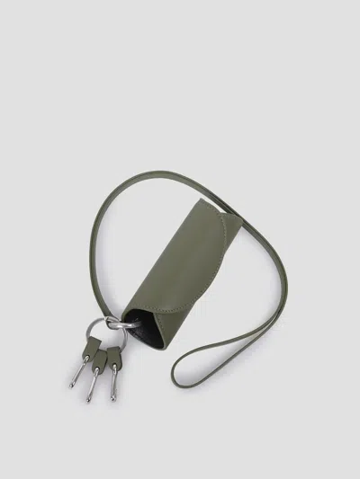 Jil Sander Mini Leather Multiple Kethe Ring Bag In Pink