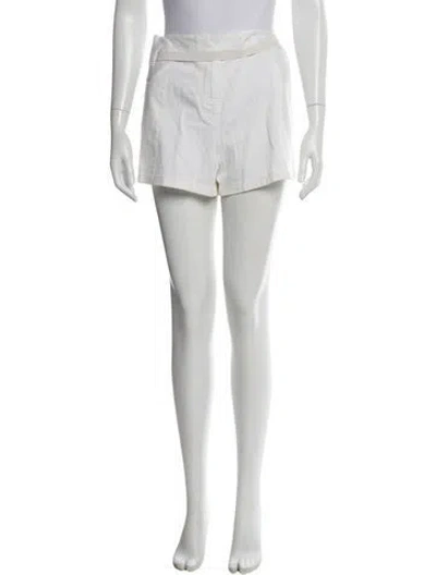 Pre-owned Jil Sander Mini Shorts In White