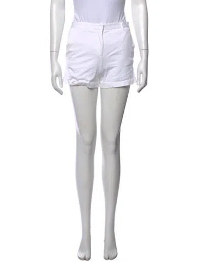 Pre-owned Jil Sander Mini Shorts In White