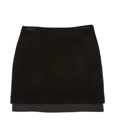 Jil Sander Mini Skirt In Black