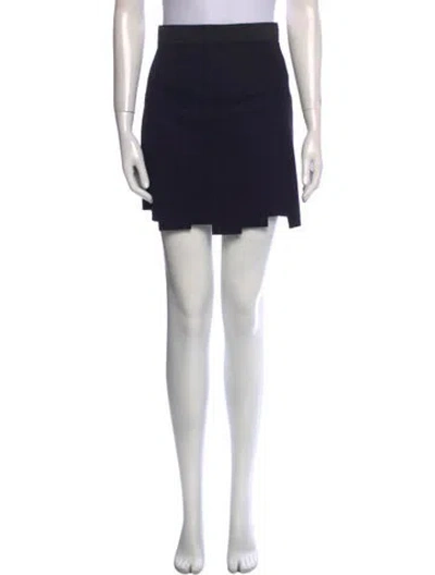 Pre-owned Jil Sander Mini Skirt In Black