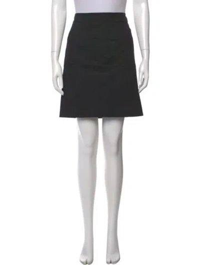 Pre-owned Jil Sander Mini Skirt In Black