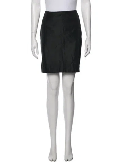 Pre-owned Jil Sander Mini Skirt In Black