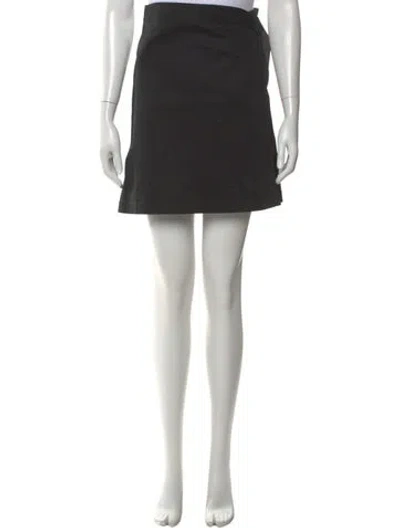 Pre-owned Jil Sander Mini Skirt In Black