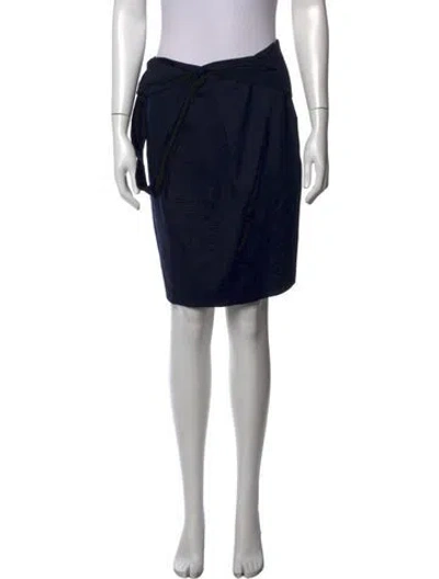 Pre-owned Jil Sander Mini Skirt In Black
