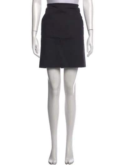 Pre-owned Jil Sander Mini Skirt In Black
