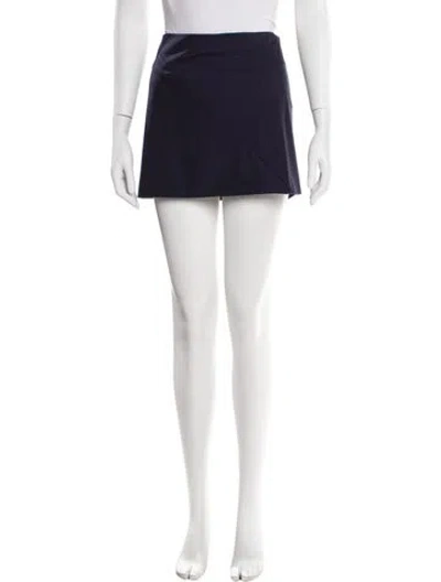 Pre-owned Jil Sander Mini Skirt In Blue