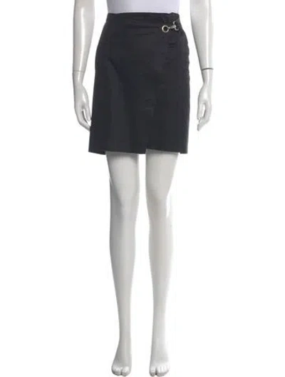 Pre-owned Jil Sander Mini Skirt In Gray