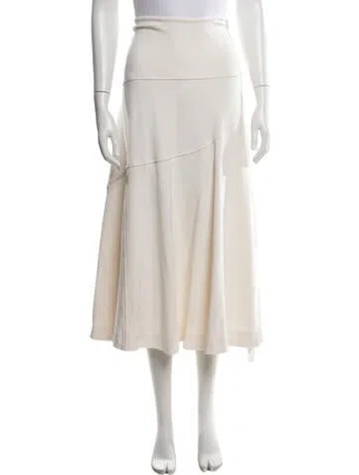 Pre-owned Jil Sander Mini Skirt In Neutrals