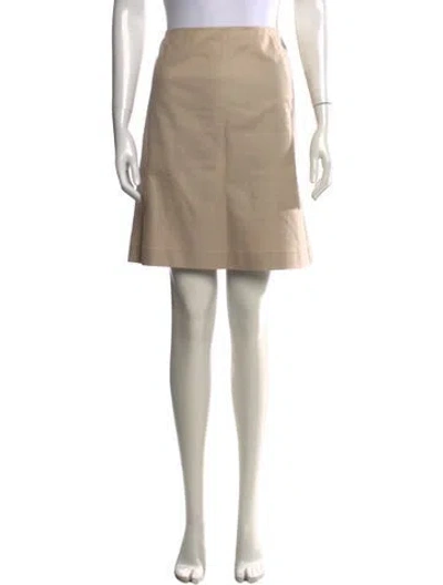 Pre-owned Jil Sander Mini Skirt In Neutrals