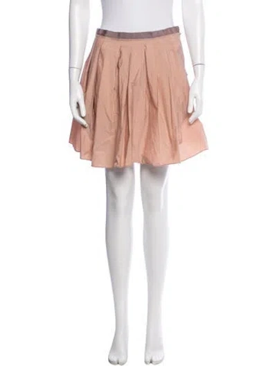 Pre-owned Jil Sander Mini Skirt In Pink