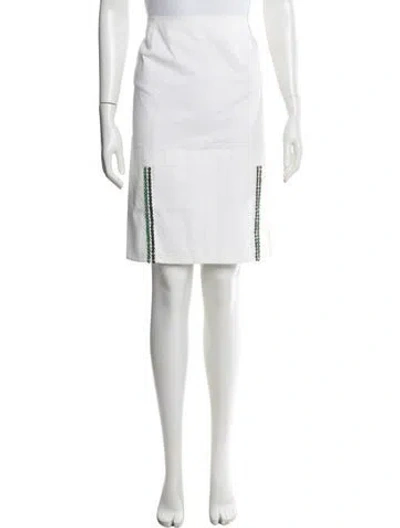 Pre-owned Jil Sander Mini Skirt W/ Tags In White