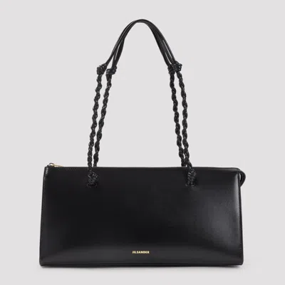 Jil Sander Mini Tangle Tent Shoulder Bag In Black