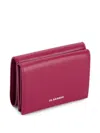 Jil Sander Mini Wallet In Red