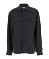 Jil Sander Grey Shirt With Buttons In Black