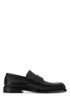 Jil Sander Leather Loafers In Black