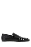 Jil Sander Nikki Loafers With Cut-out Design And Round Toe In Black