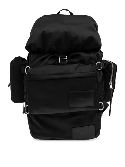 Jil Sander Logo-patch Backpack In Black