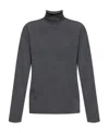 Jil Sander Mock-neck Knitted Jumper In Green
