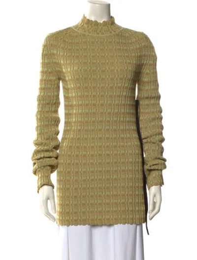 Pre-owned Jil Sander Mock Neck Long Sleeve Tunic In Multi