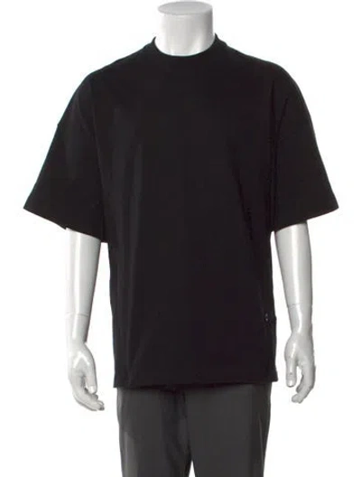 Pre-owned Jil Sander Mock Neck Short Sleeve T-shirt In Blue