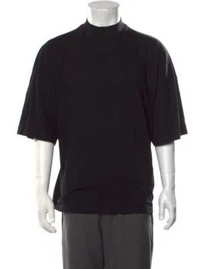 Pre-owned Jil Sander Mock Neck Short Sleeve T-shirt In Blue