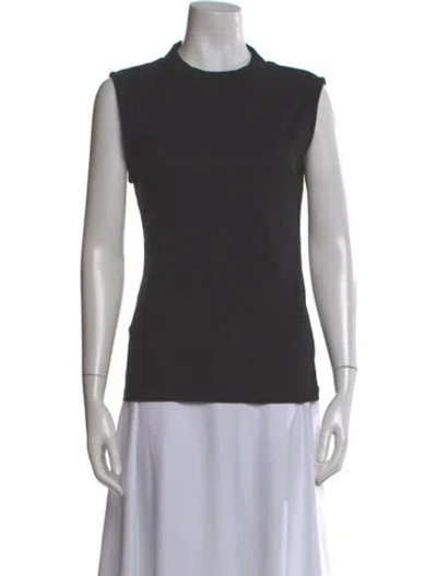 Pre-owned Jil Sander Mock Neck Sleeveless Top In Gray
