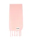 Jil Sander Fringed Scarf Soft Texture In Pink