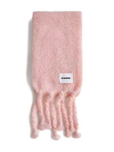JIL SANDER MOHAIR-BLEND SCARF