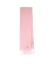 Jil Sander Light Pink Logo Solid Scarf In Purple