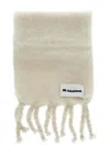 Jil Sander Mohair Scarf In Beige