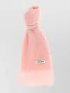 Jil Sander Light Pink Logo Solid Scarf In Pink