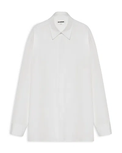 Jil Sander Monday A. M. Long Sleeve Shirt In Optic White