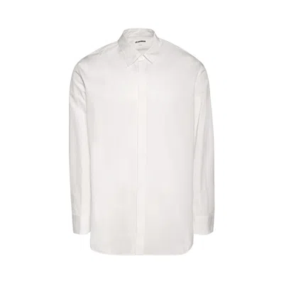 Pre-owned Jil Sander Monday Am Shirt 'optic White' | Men's Size 44