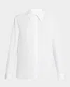 Jil Sander Monday Cotton Button-down Shirt In Optic White