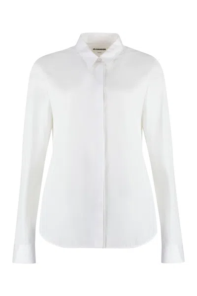 JIL SANDER MONDAY COTTON POPLIN SHIRT