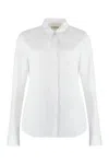 Jil Sander Monday Cotton Poplin Shirt In White