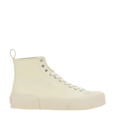 JIL SANDER JIL SANDER LACE-UP HIGH-TOP SNEAKERS