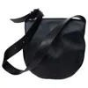 Jil Sander Moon Medium Leather Bag In Black