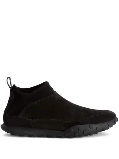 Jil Sander Moon Slip-on Sneakers In Black