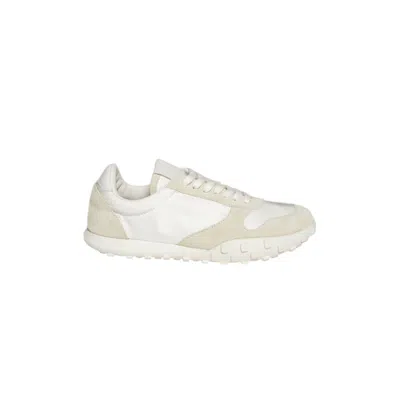Jil Sander Moon Sneakers In Nylon And Suede Cream In Neutral