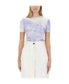 Jil Sander Women T-shirt With Logo In White