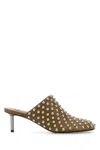 Jil Sander Studded Mule With 50mm Kitten Heel