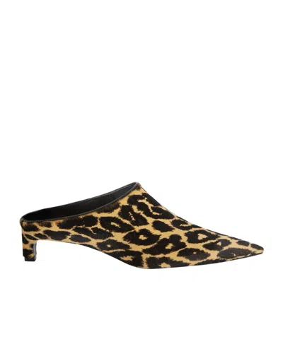 Jil Sander Mules In Black