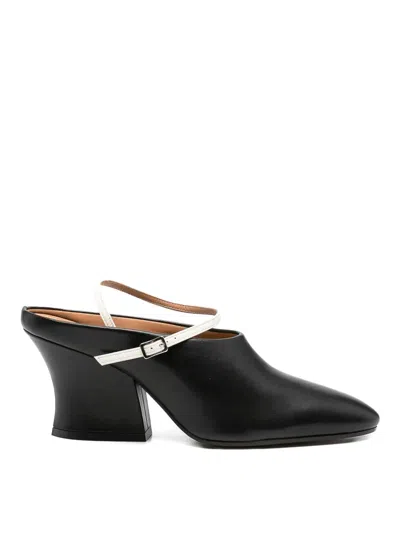 Jil Sander Mules In Black