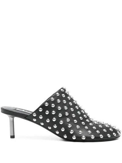 JIL SANDER MULES MIT NIETEN 60MM