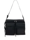 Jil Sander Multi-pocket Canvas Crossbody Bag In Black