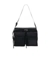 Jil Sander Multi-pocket Canvas Crossbody Bag In Black