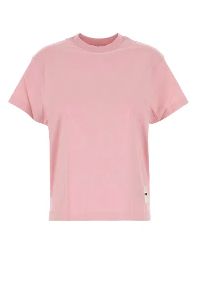 Jil Sander Multicolor Cotton T-shirt Set In Pink