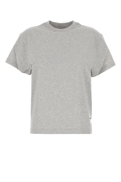 Jil Sander Cotton T-shirt Set Short Sleeves In Gray